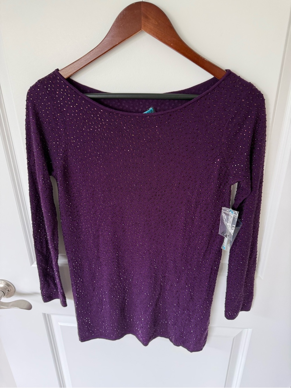 Alice + Olivia Crystal Rhinestone Sweater